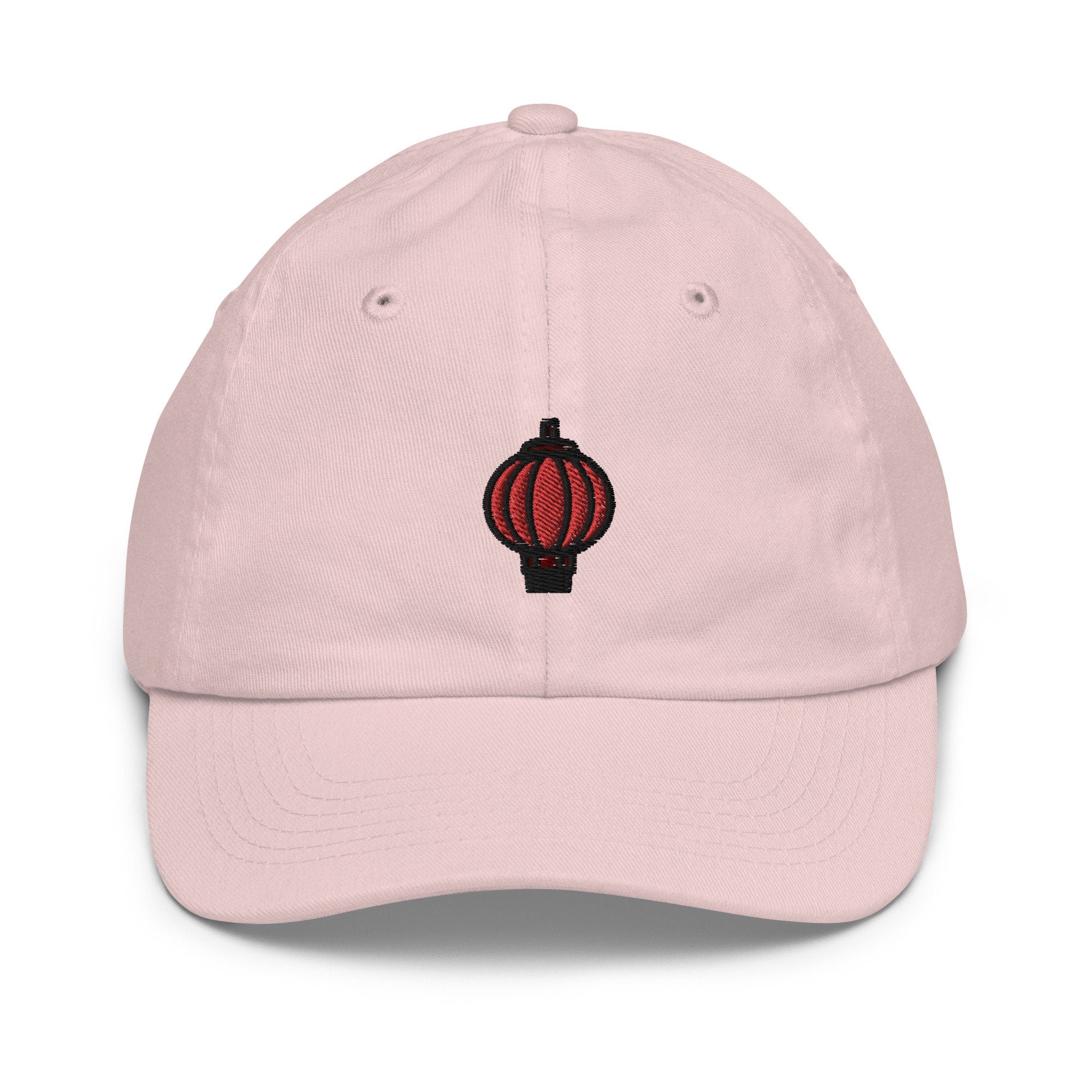 Chinese Lantern Youth Baseball Cap, Handmade Kids Hat, Embroidered Childrens Hat Gift - Multiple Colors