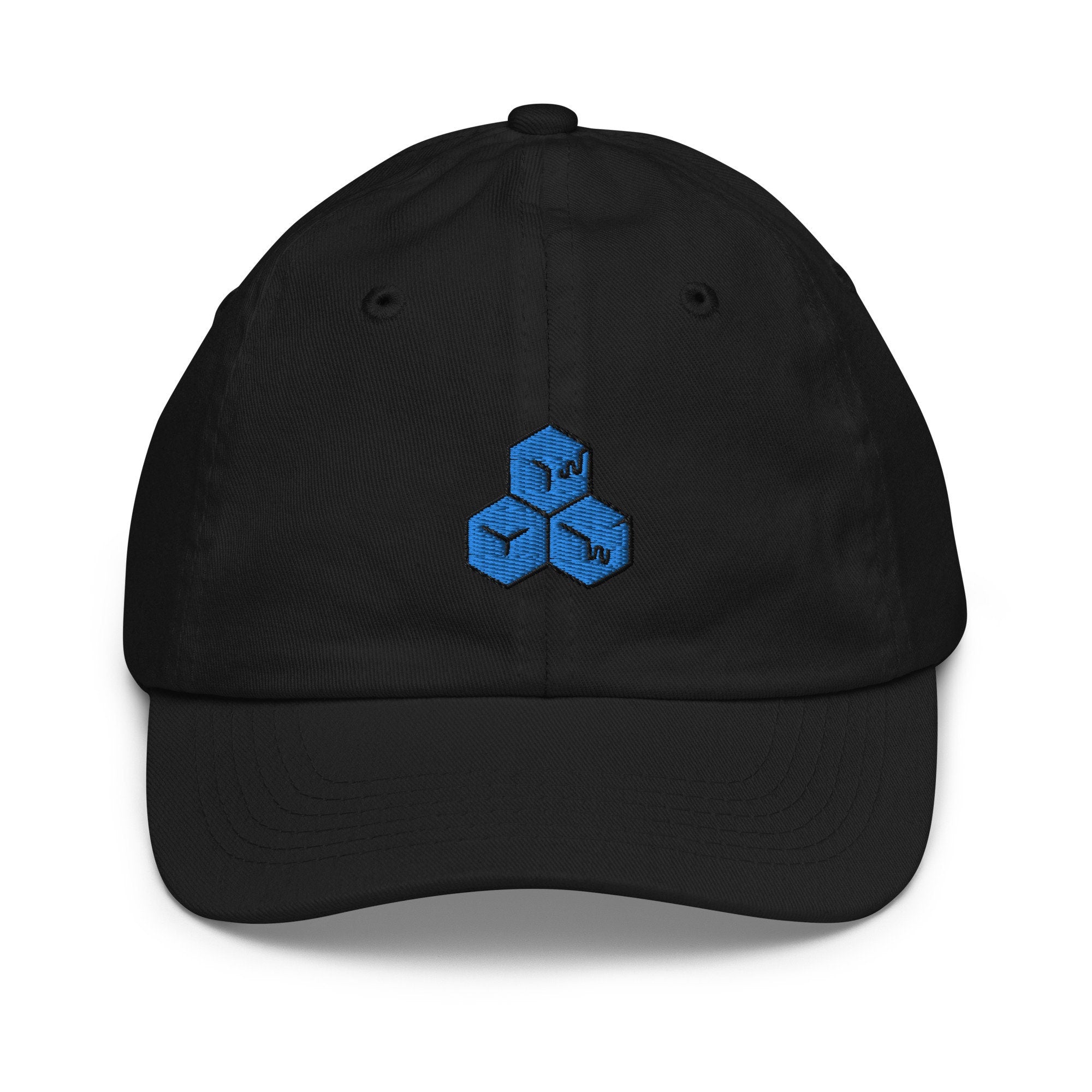 Ice Cubes Youth Baseball Cap, Handmade Kids Hat, Embroidered Childrens Hat Gift - Multiple Colors