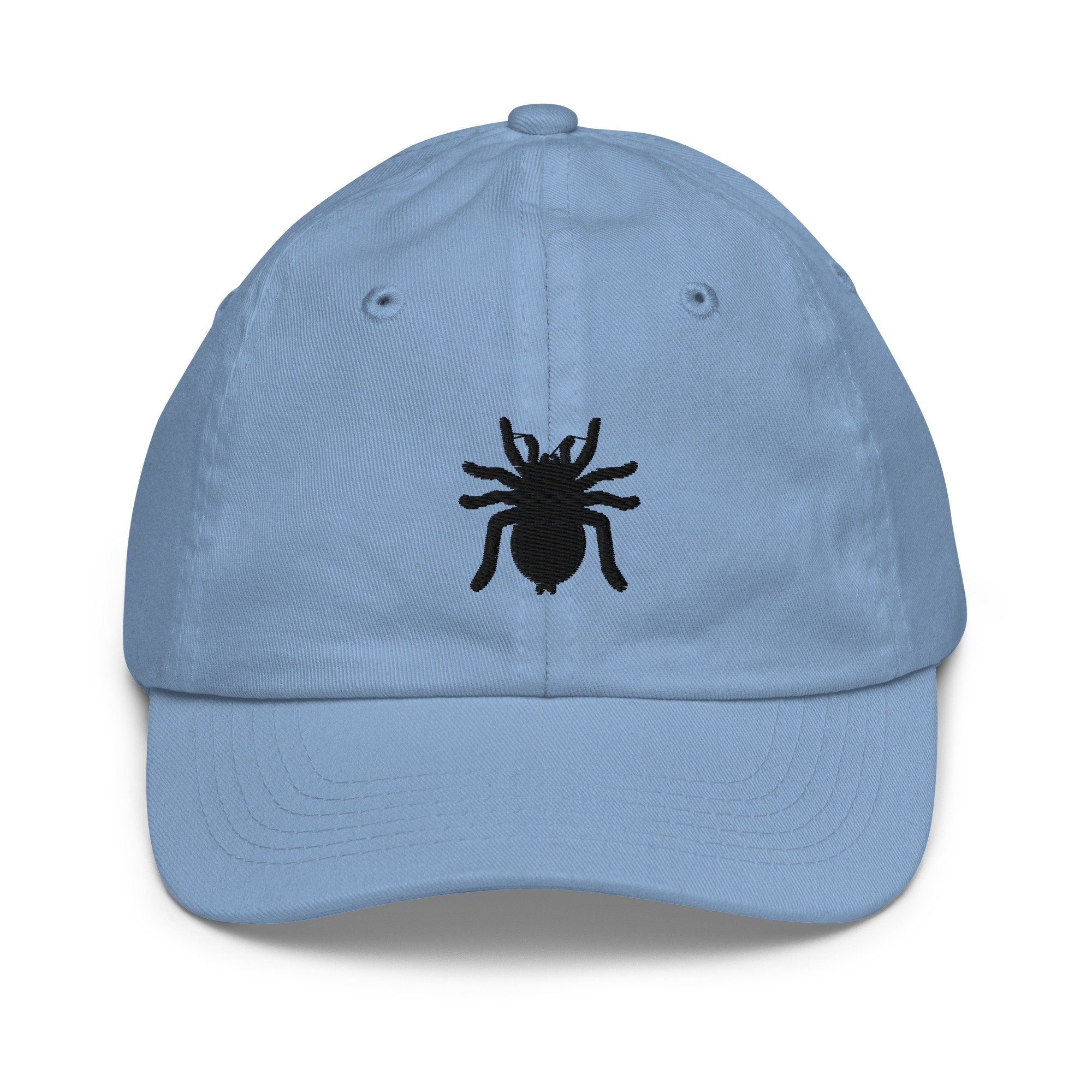 Tarantula Spider Youth Baseball Cap, Handmade Kids Hat, Embroidered Childrens Hat Gift - Multiple Colors