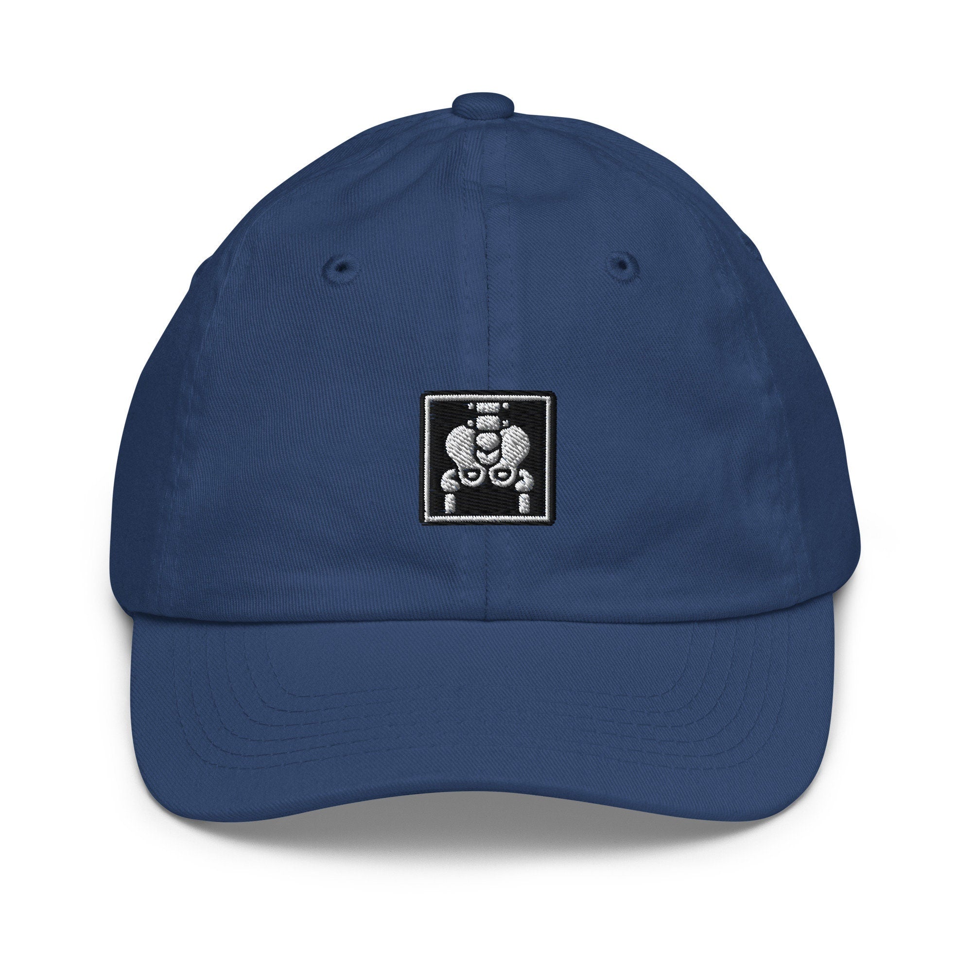 X-Ray Youth Baseball Cap, Handmade Kids Hat, Embroidered Childrens Hat Gift - Multiple Colors
