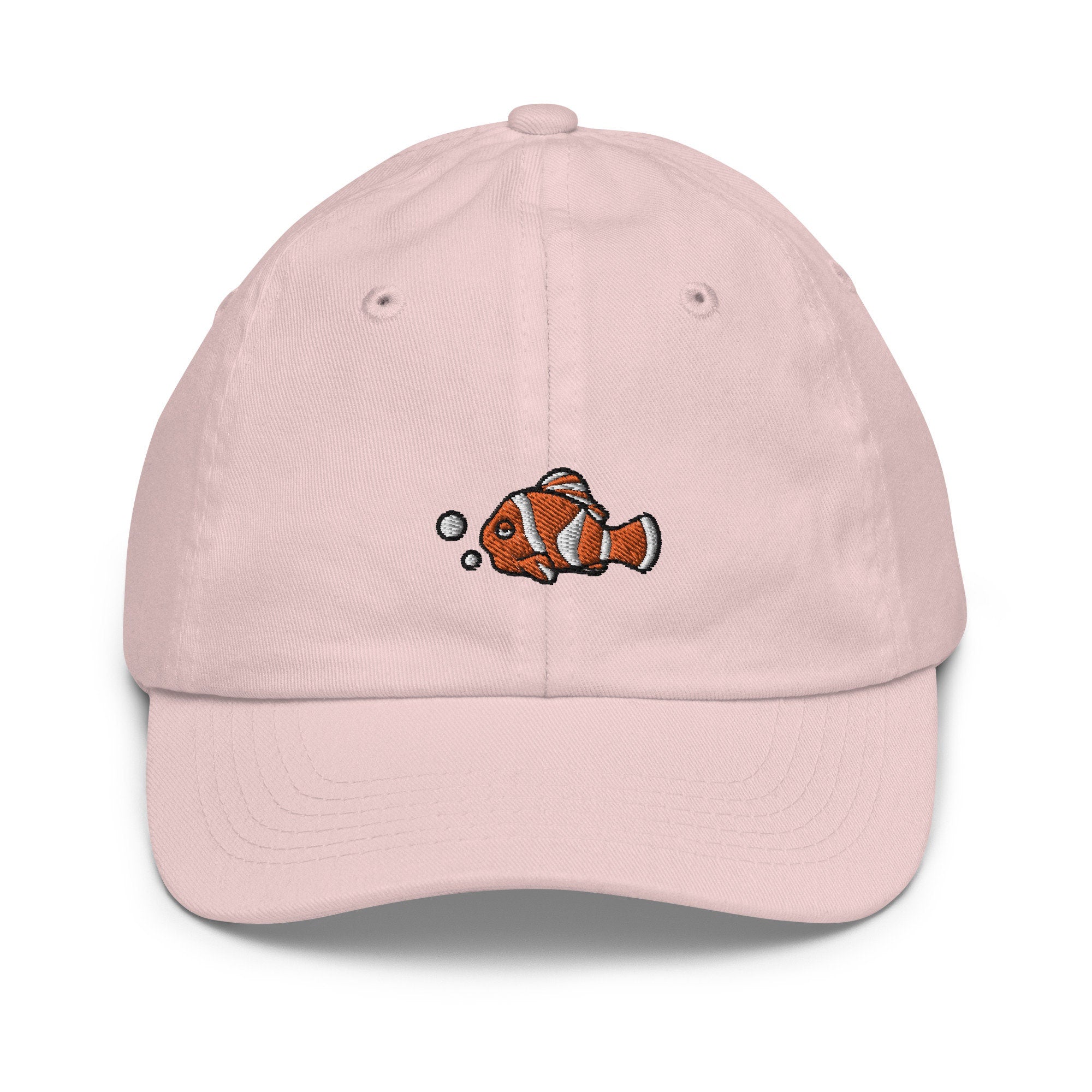 Clown Fish Youth Baseball Cap, Handmade Kids Hat, Embroidered Childrens Hat Gift - Multiple Colors
