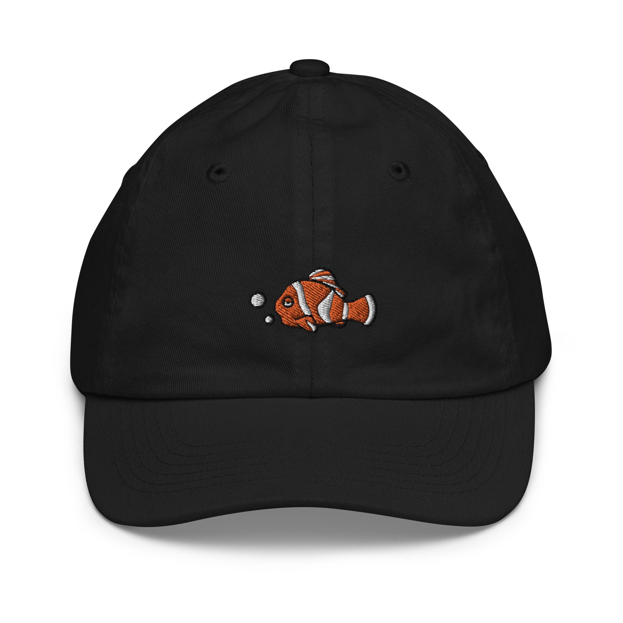 Clown Fish Youth Baseball Cap, Handmade Kids Hat, Embroidered Childrens Hat Gift - Multiple Colors