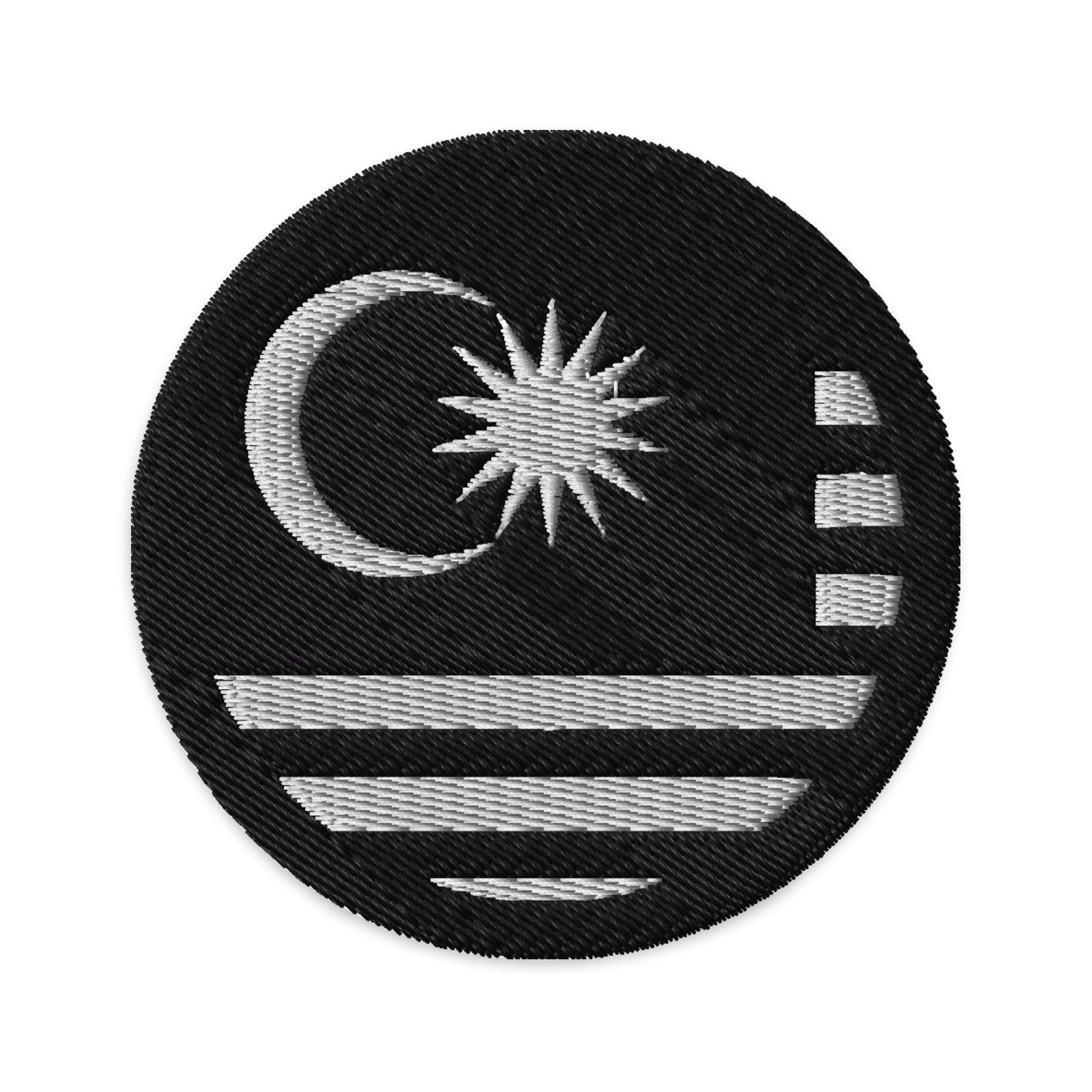 Belgium Embroidered Patch, 3" Belgium Flag Patch, Circular Belgium Patch Embroidery, Iron on/Sew on Patch Embroidery, BelgiÃ«, Belgien