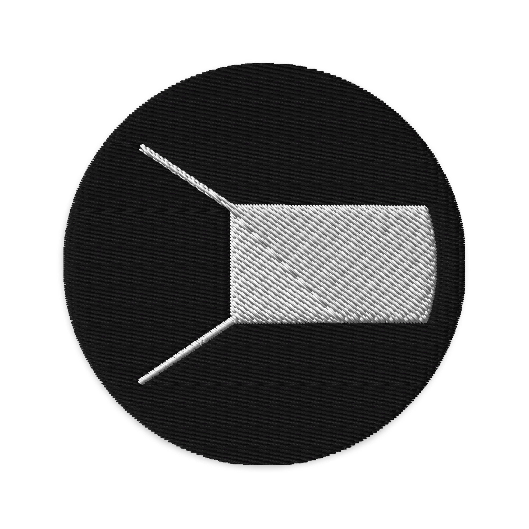 Kuwait Embroidered Patch, 3" Kuwaiti Flag Patch, Circular Kuwait Patch Embroidery, Iron on/Sew on Patch Embroidery