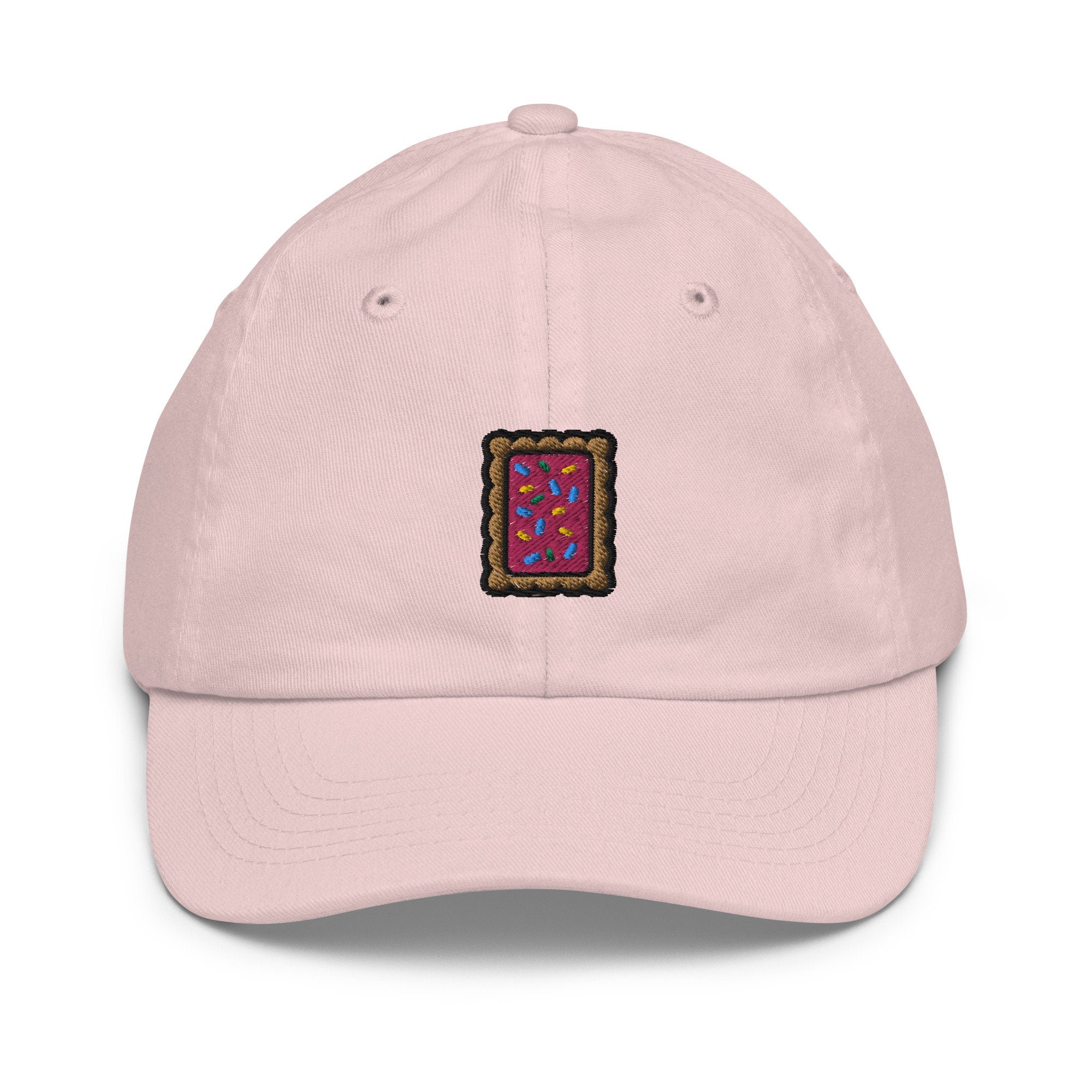 Pop Tart Youth Baseball Cap, Handmade Kids Hat, Embroidered Childrens Hat Gift - Multiple Colors