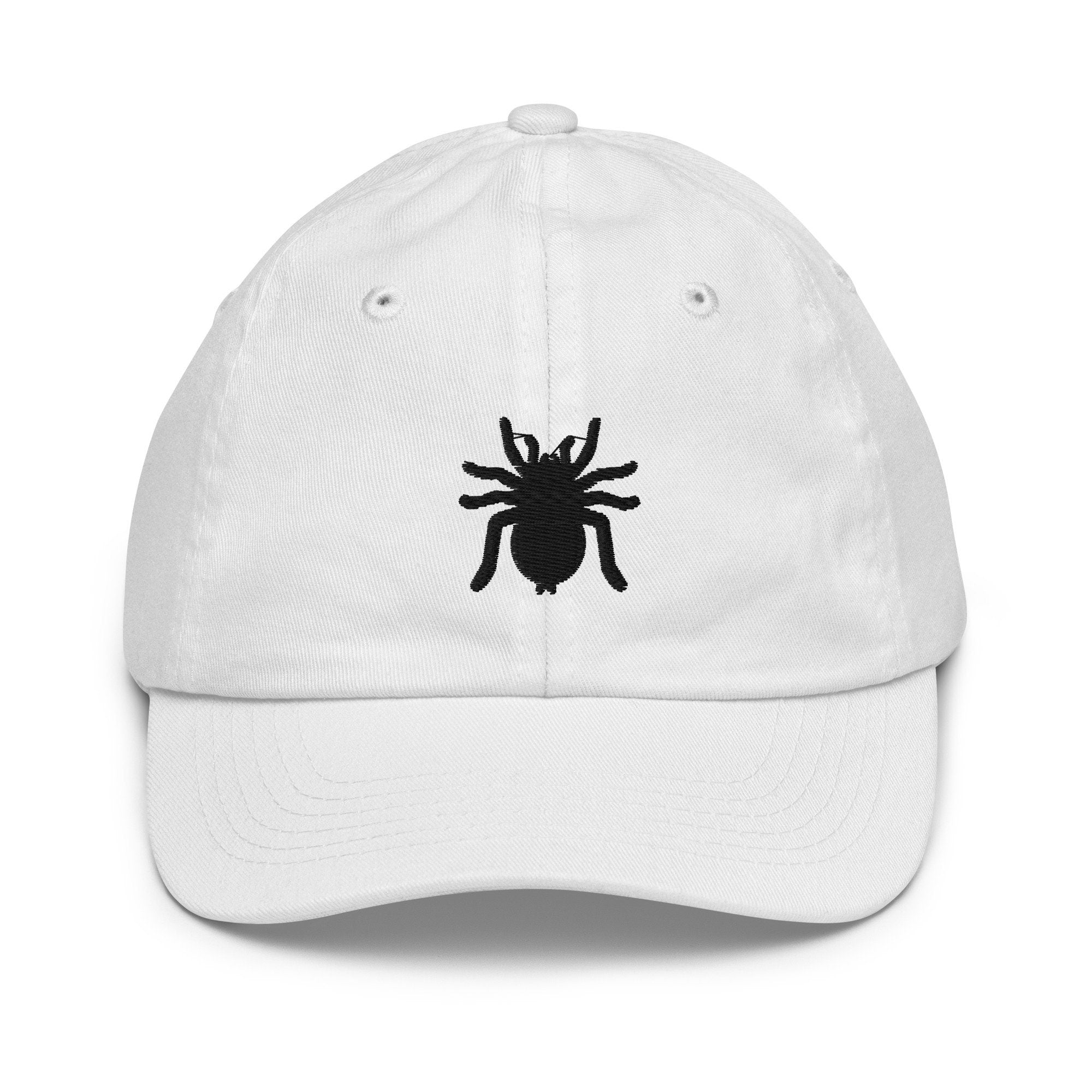 Tarantula Spider Youth Baseball Cap, Handmade Kids Hat, Embroidered Childrens Hat Gift - Multiple Colors