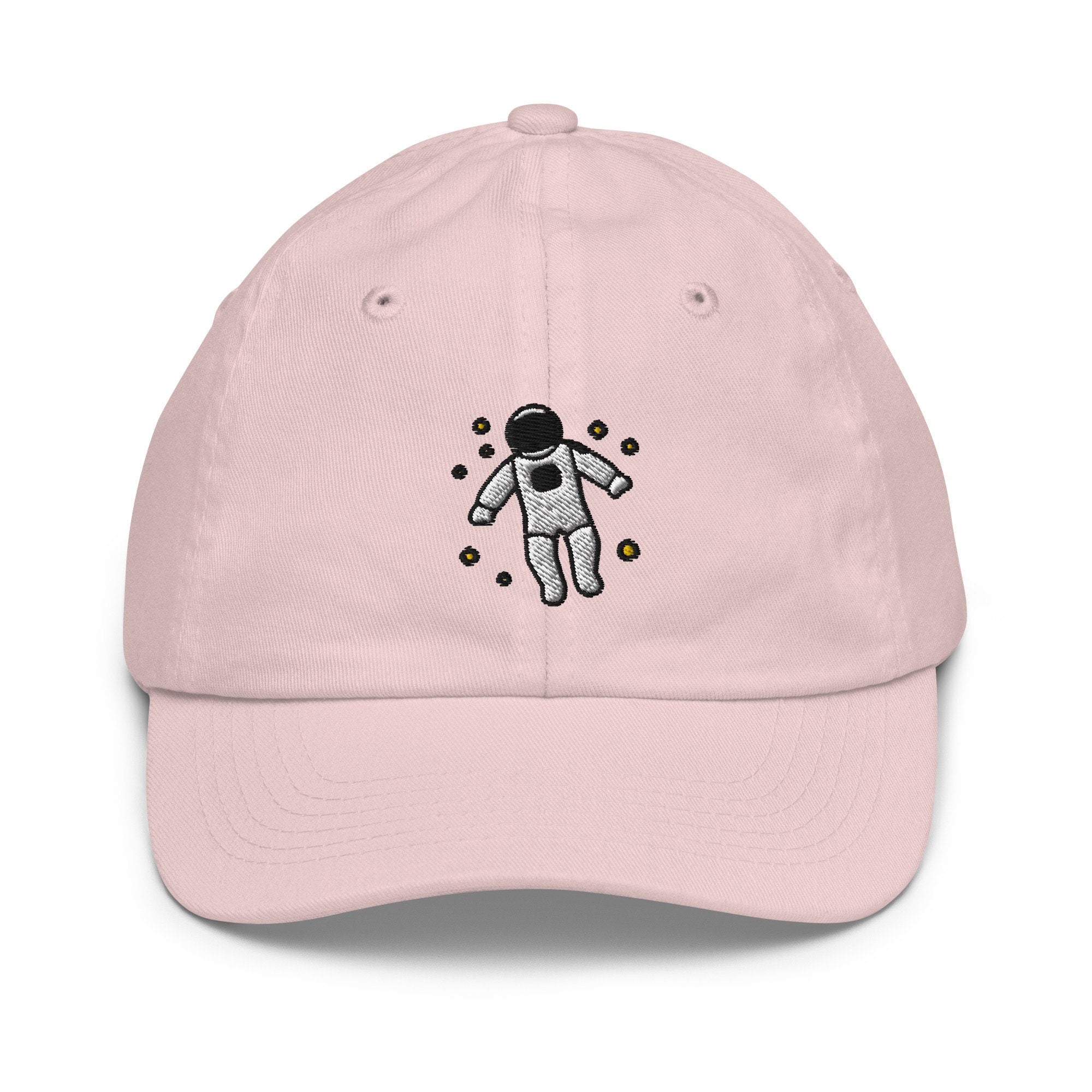 Astronaut Youth Baseball Cap, Handmade Kids Hat, Embroidered Childrens Hat Gift - Multiple Colors