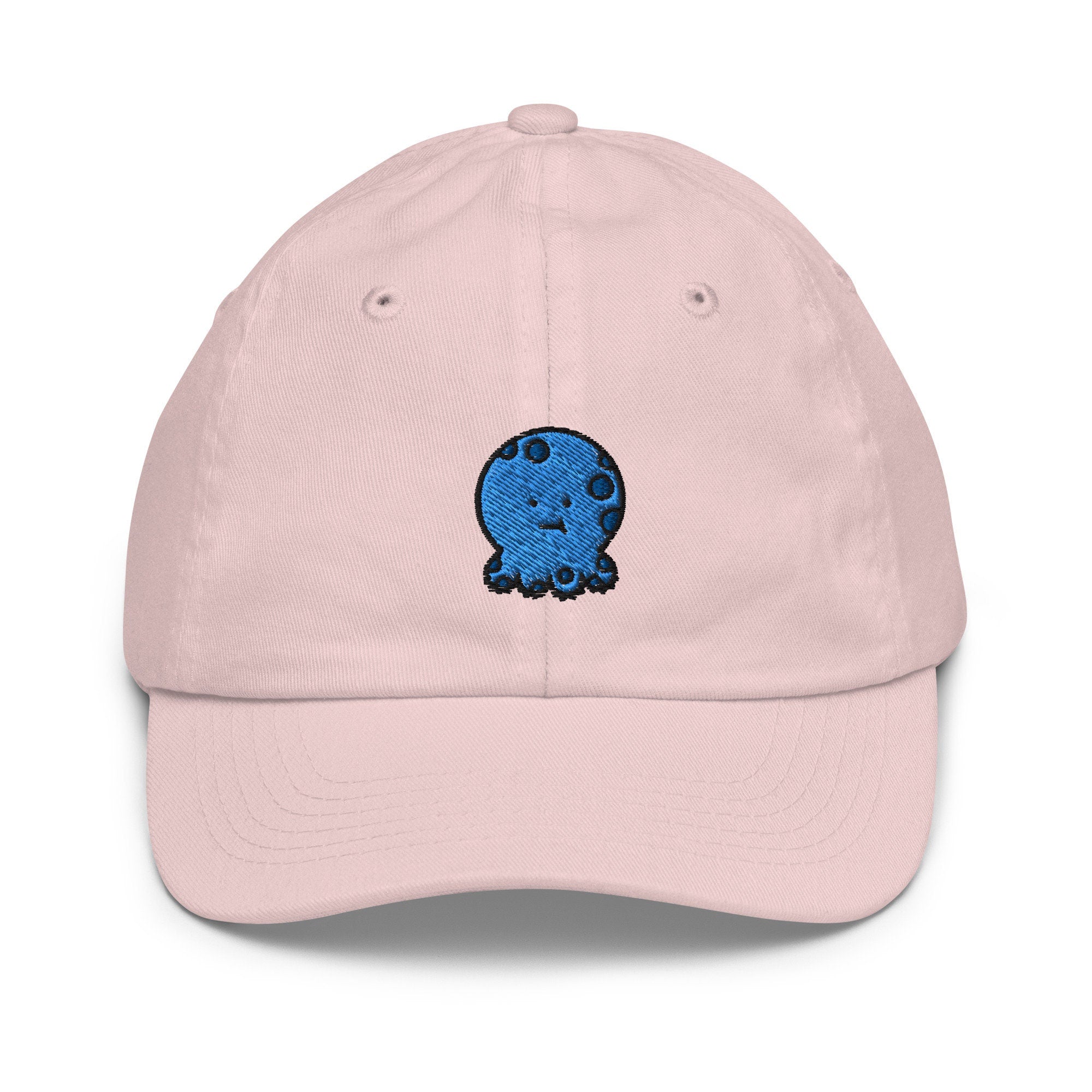 Octopus Youth Baseball Cap, Handmade Kids Hat, Cute Octopus Embroidered Childrens Hat Gift - Multiple Colors