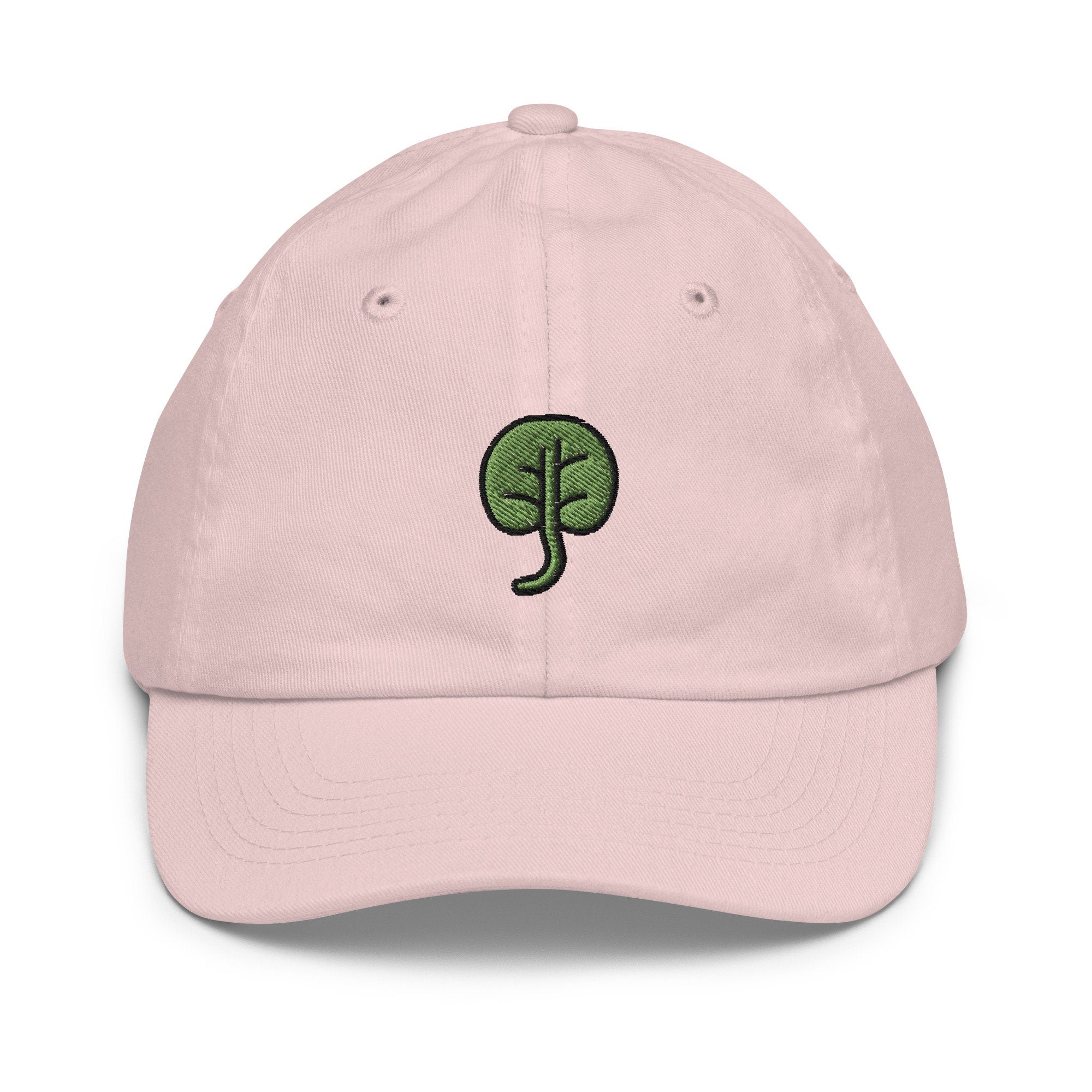 Spinach Youth Baseball Cap, Handmade Kids Hat, Embroidered Childrens Hat Gift - Multiple Colors