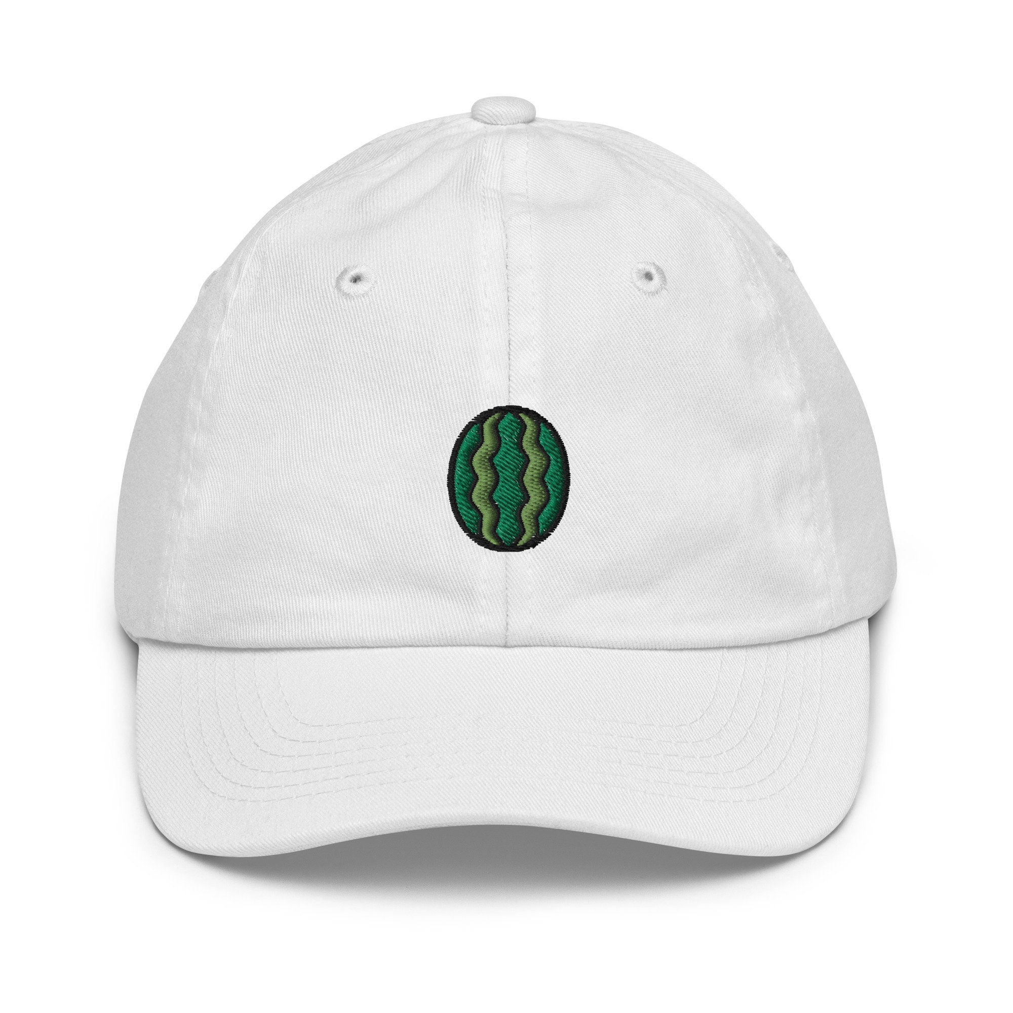 Watermelon Youth Baseball Cap, Handmade Kids Hat, Embroidered Childrens Hat Gift - Multiple Colors