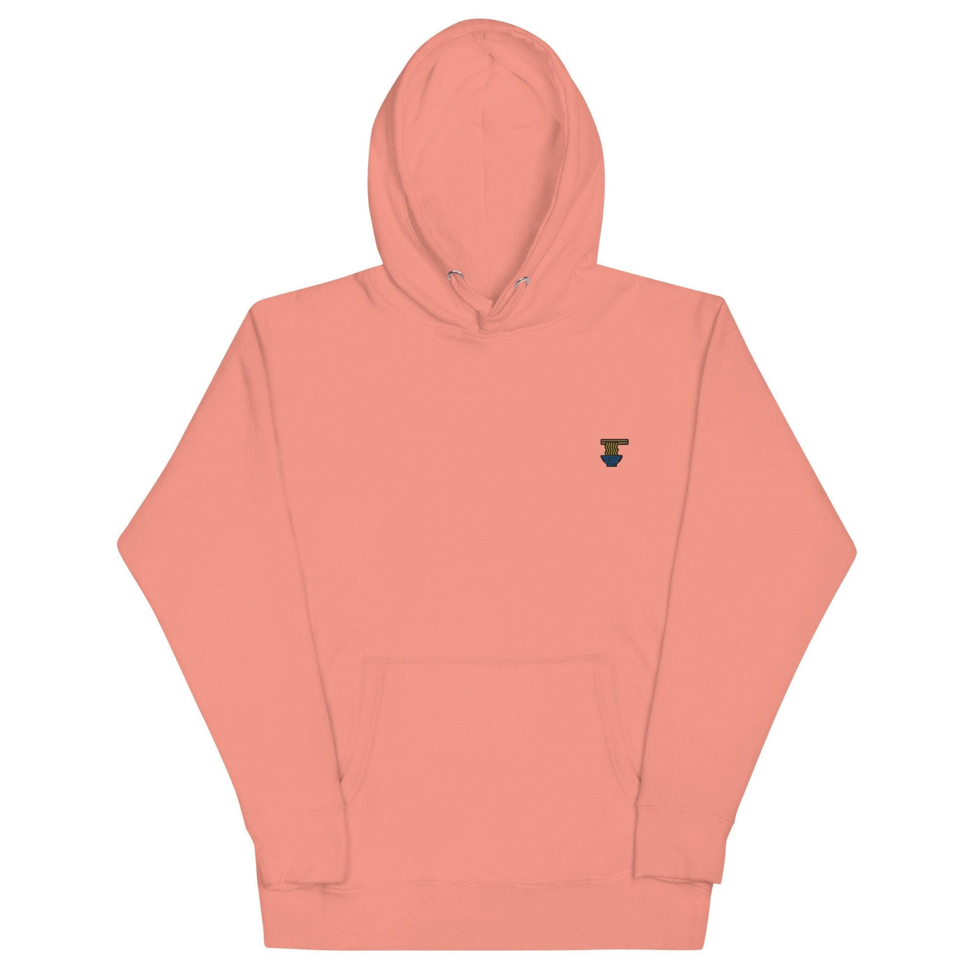 Ramen Unisex Hoodie, Handmade Embroidered Hoodie, Premium Hooded Sweater, Hoodie Embroidery - Multiple Colors