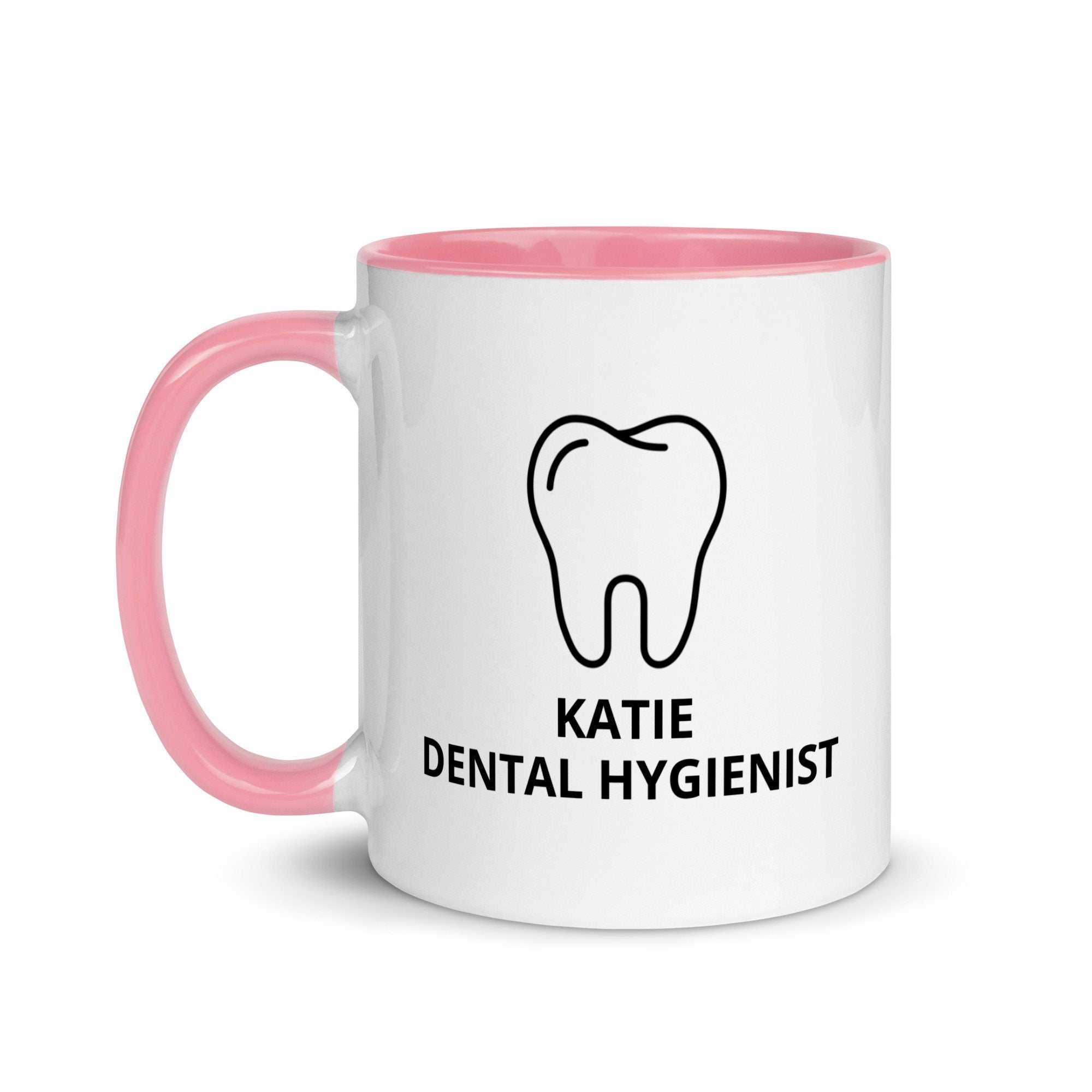 Personalized Dentist Mug with Name, Gift for Dentist Graduation Dental School, Office Dental Hygienist Gift for Him Her