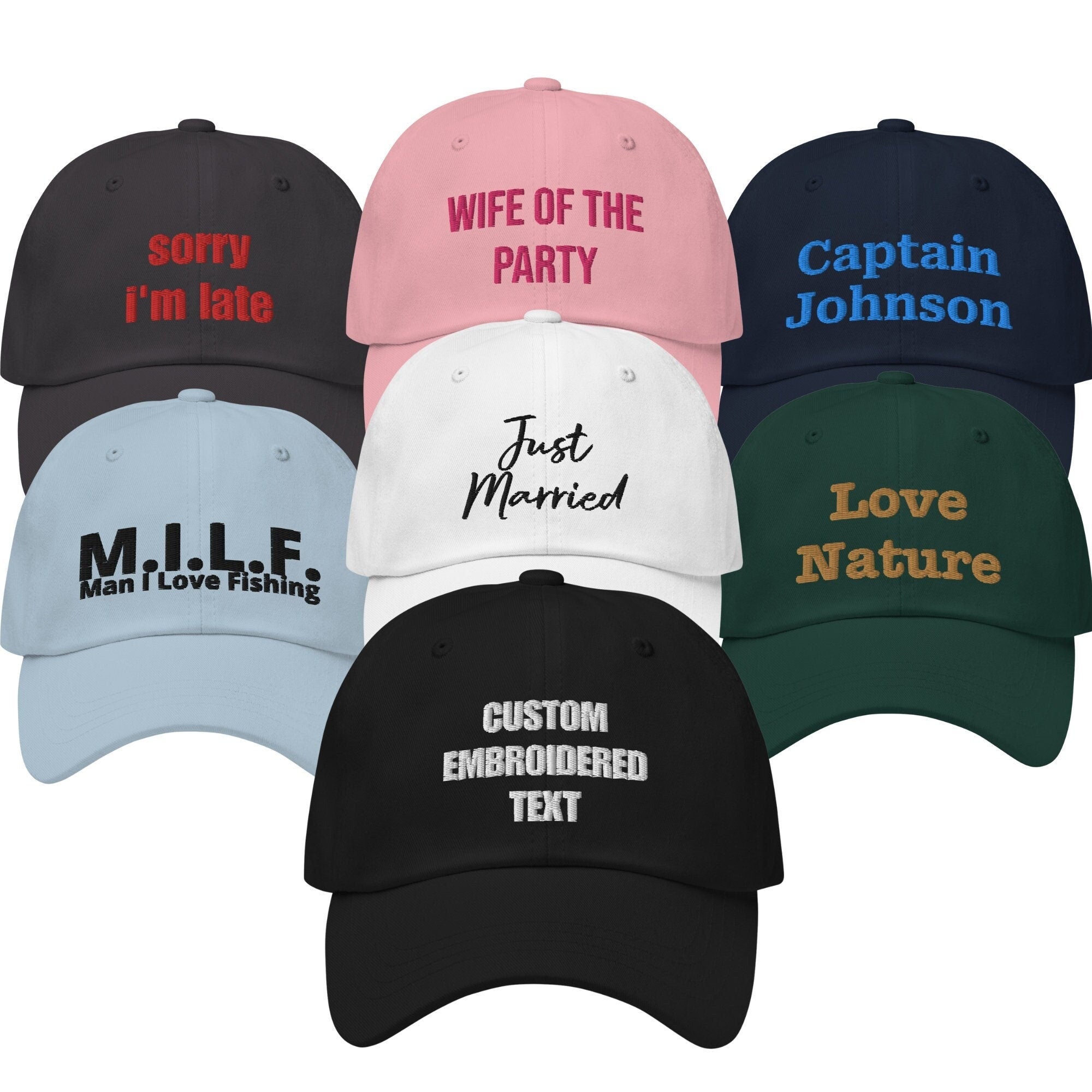 Personalized Embroidered Dad Hat