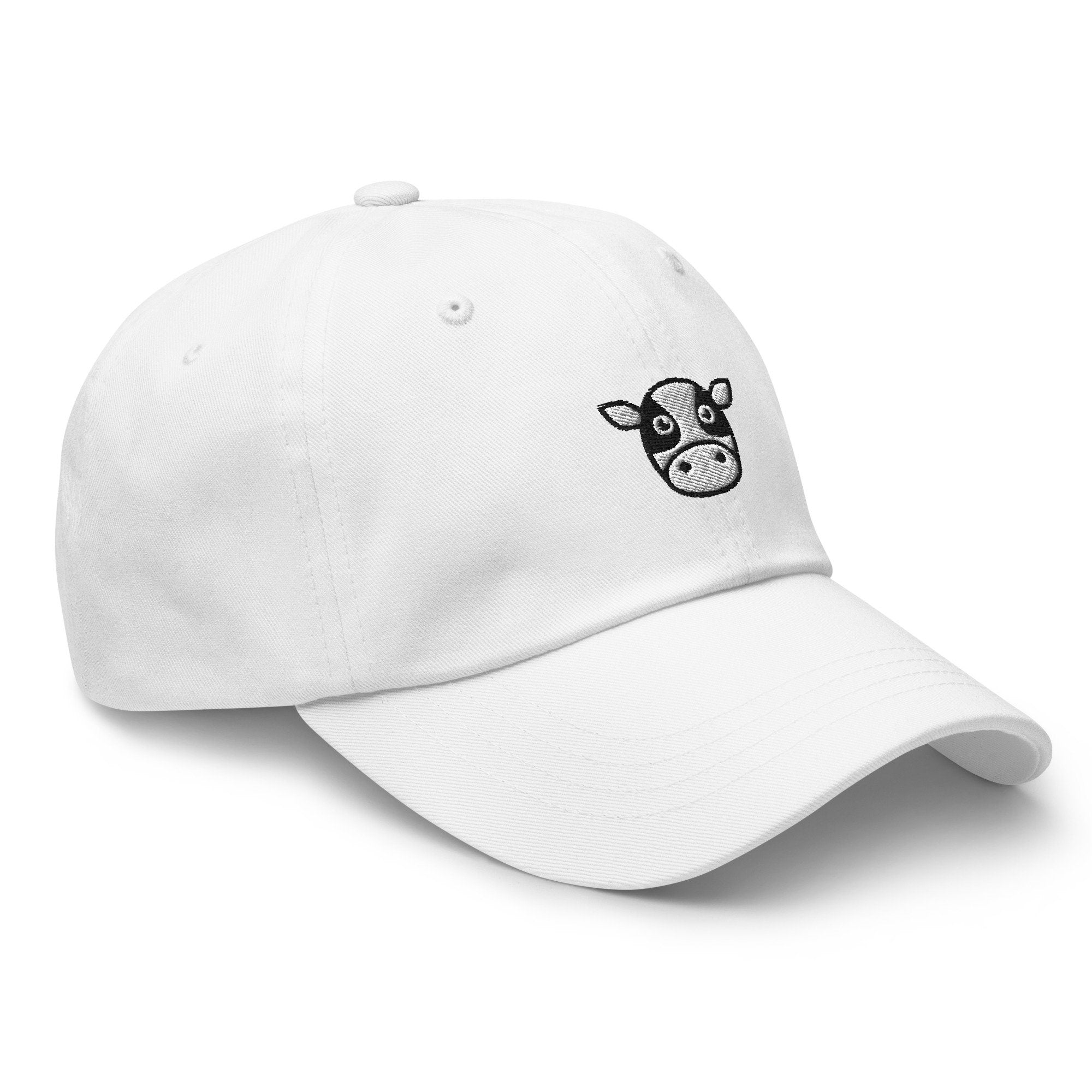 Cow Face Embroidered Dad Hat