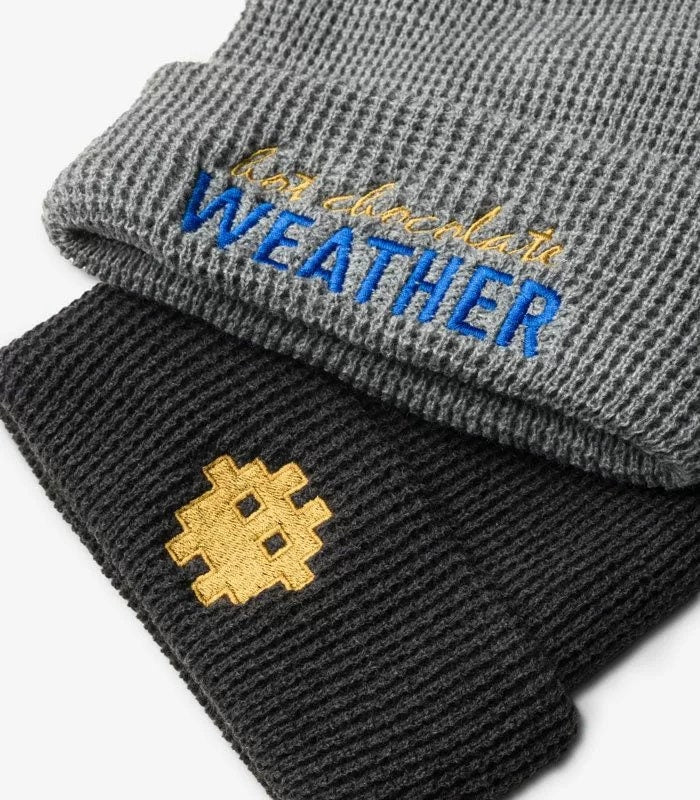 Custom Waffle Beanie, Personalized Embroidered Waffle Knit Beanie Hat with Your Text, Logo, Design, Waffle Knit Cuffed Winter Cap Gift
