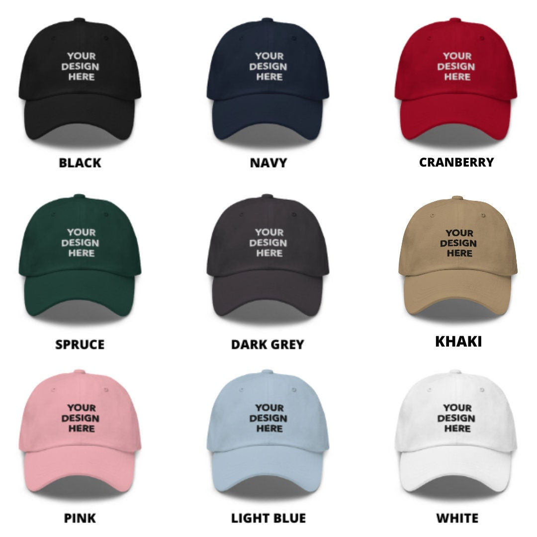 Personalized Embroidered Dad Hat