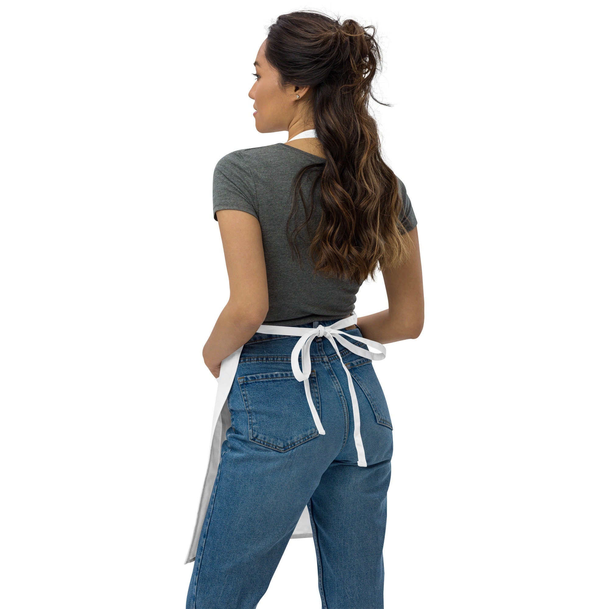 Panda Chef Embroidered Apron, Embroidered Panda Apron , Panda Lover Gift for Baker, Cook, Chef, Cute Panda, Chef Gift, Cook Apron Gift