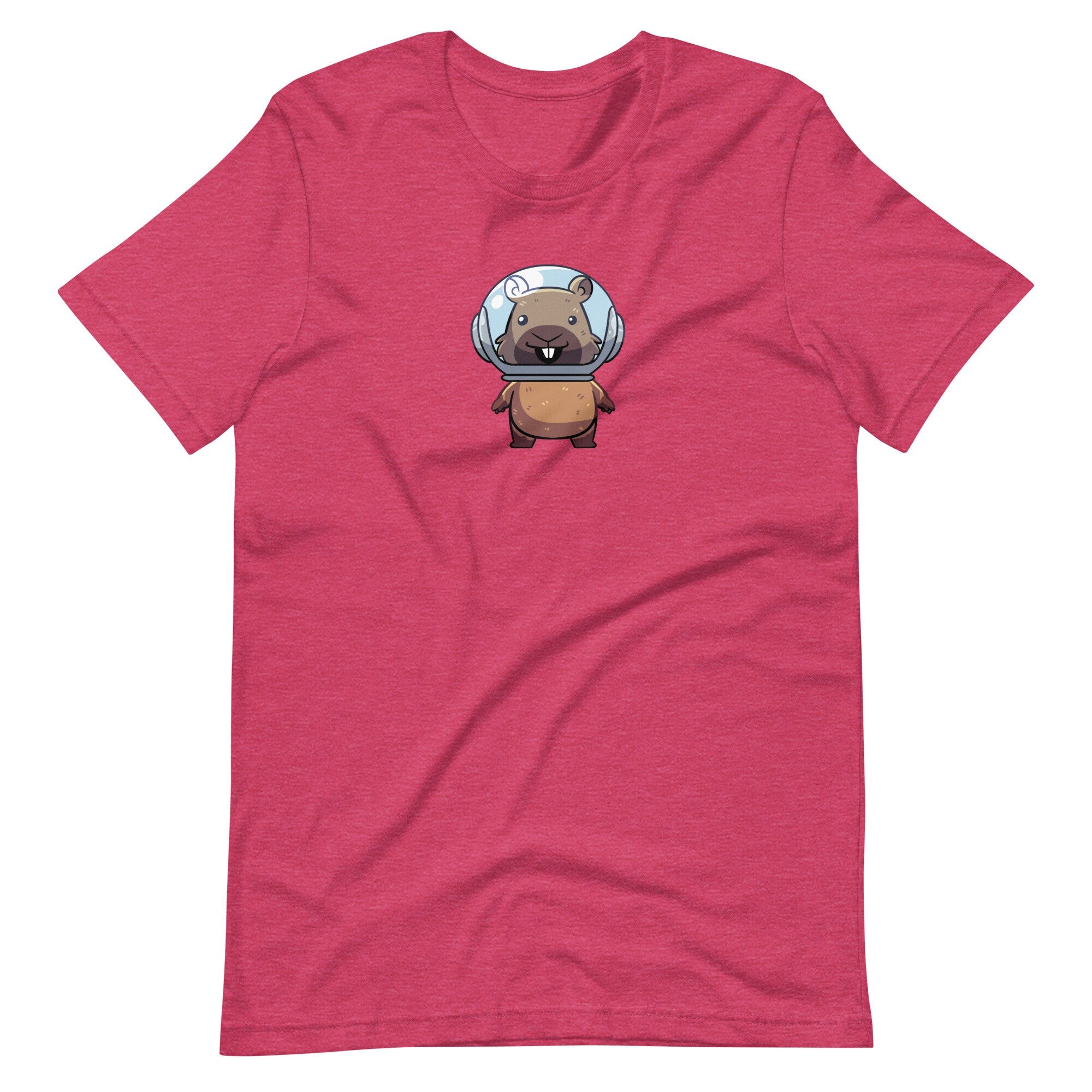 Capybara Astronaut, Unisex Capybara T-Shirt, Capybara Gift, Spaceman Capybara