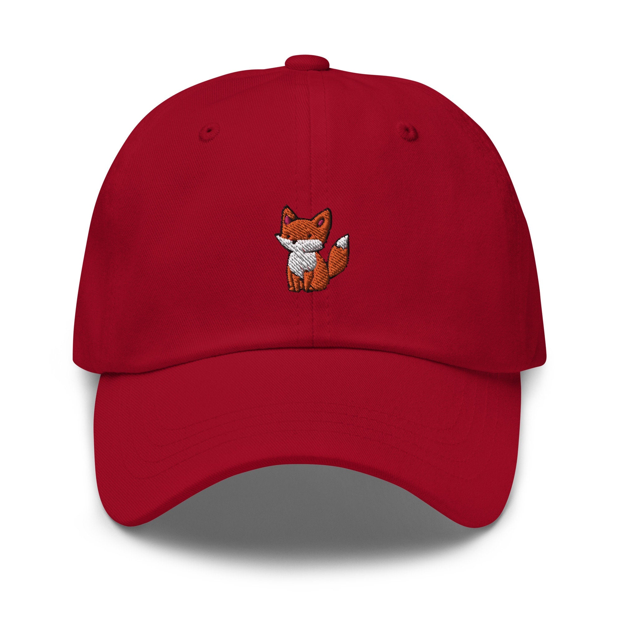 Fox Embroidered Dad Hat