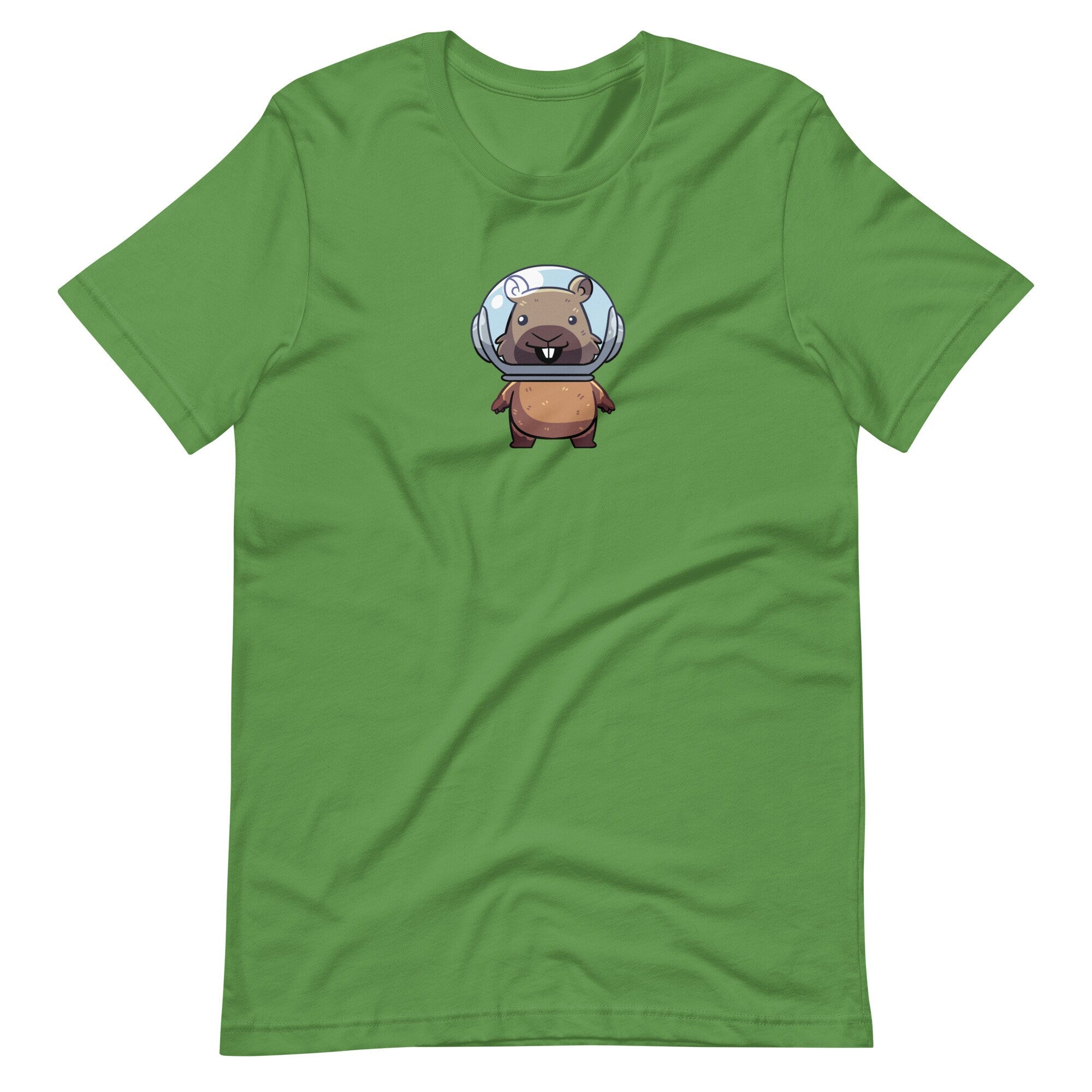 Capybara Astronaut, Unisex Capybara T-Shirt, Capybara Gift, Spaceman Capybara