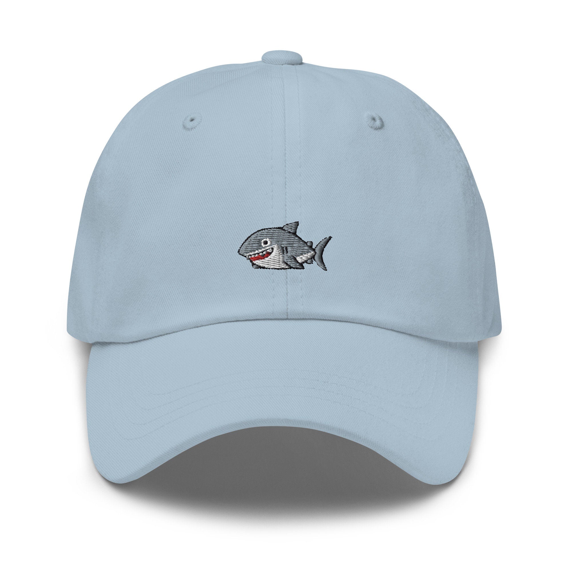 Shark Embroidered Dad Hat